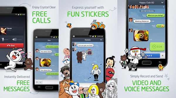 linesc1 opt LINE para Android, el mejor competidor de Whatsapp