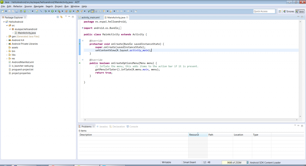 Hello Android! (III)