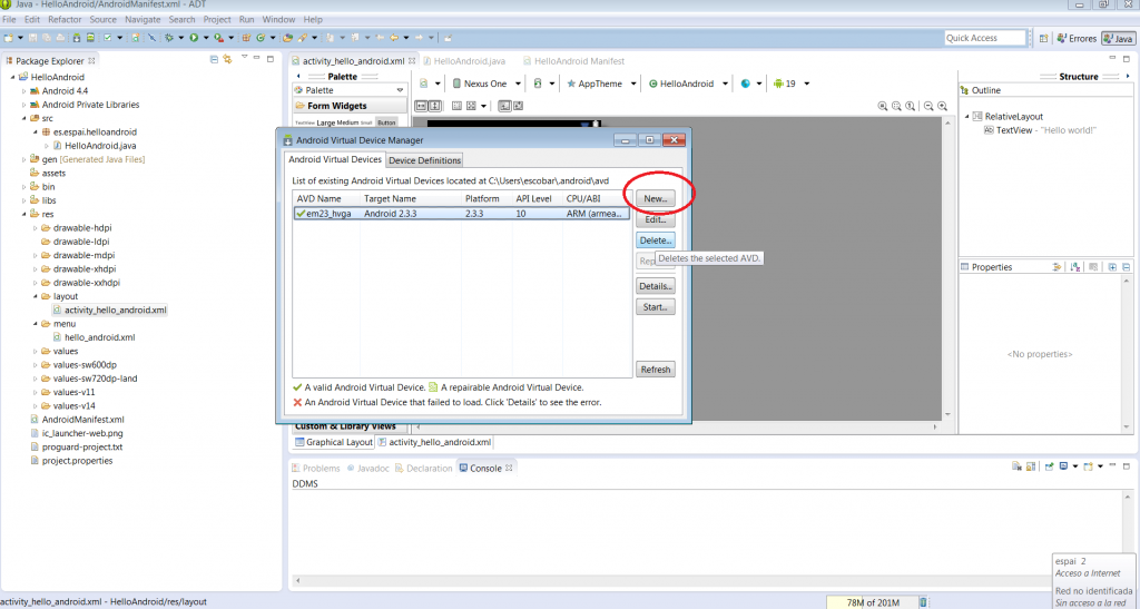 Hello Android! (III)