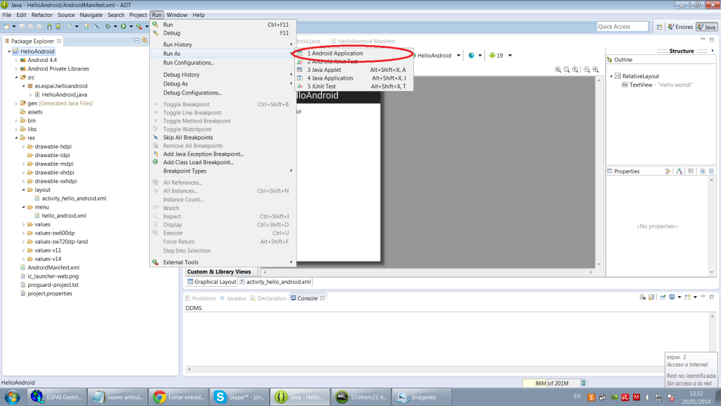 Hello Android! (III)
