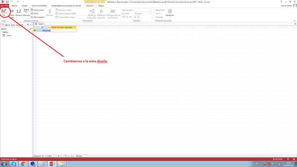 escola espai introducción access 2013