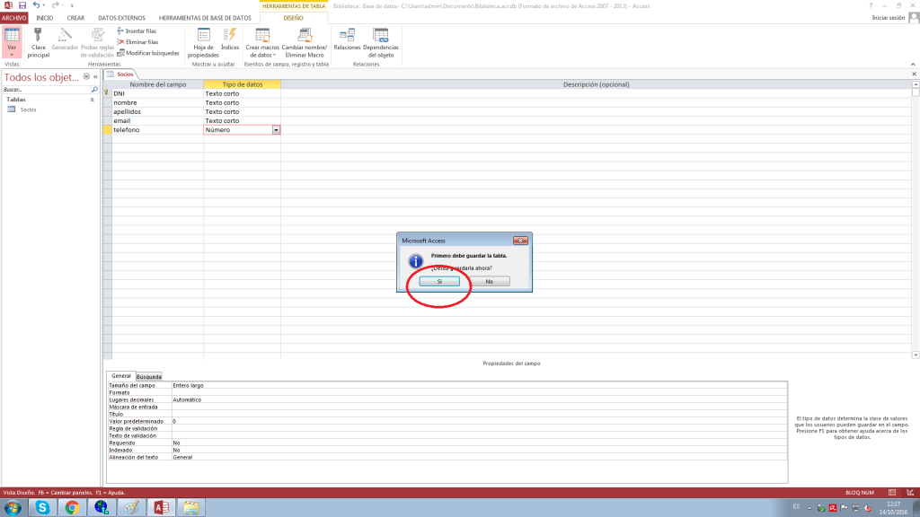 escola espai introducción access 2013