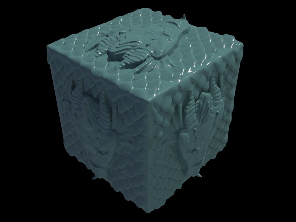 Resultado del cubo con el VDM aplicado.