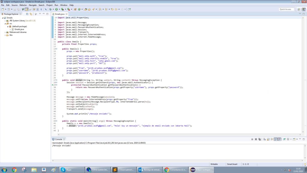 Enviar emails desde Java con Jakarta Mail Escuela Espai
