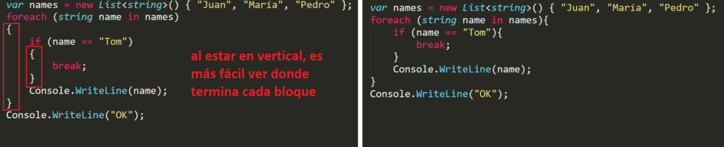 buenas prácticas en C#