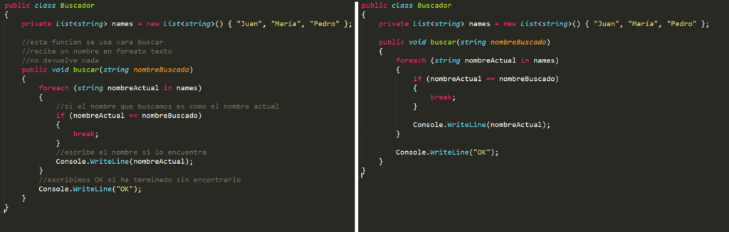 buenas prácticas en C#